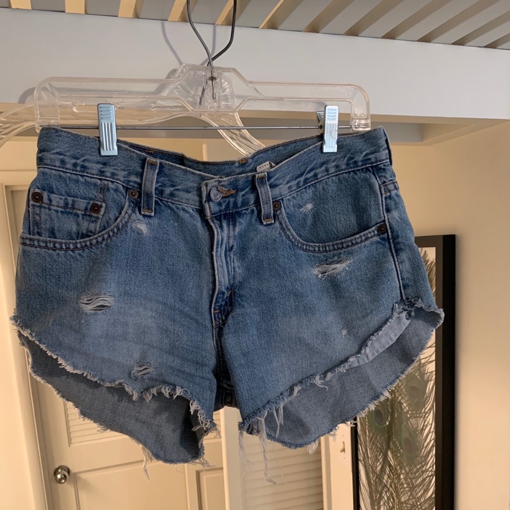 Levi personally cut shorts